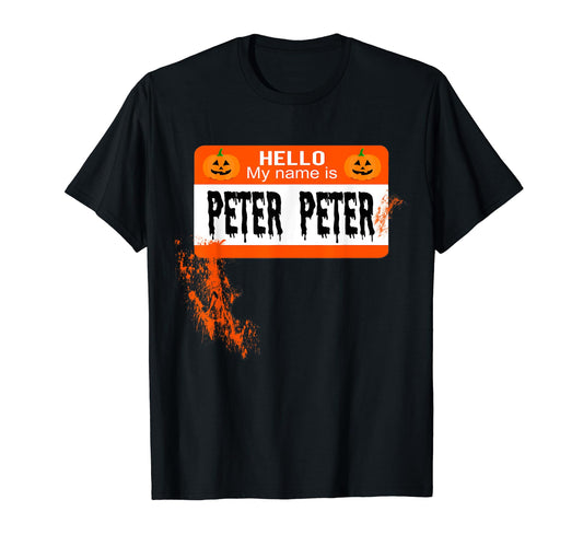 Peter Peter Pumpkin Eater Halloween Couples Costume T-Shirt