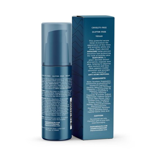 Oars + Alps Overnight Renewal Face Serum - Hydrating Anti-Aging Formula for Fine Lines & Wrinkles | 0.7 Fl Oz