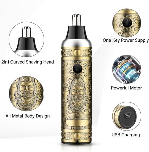 GSKY Professional Hair Clippers for Men - Cordless Beard Trimmer with LED Display | Haircutting Kit