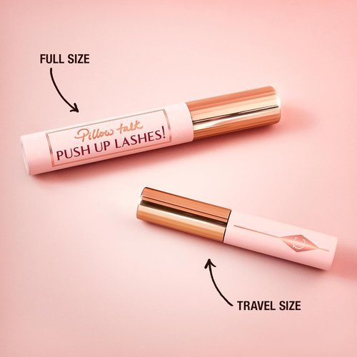 Charlotte Tilbury Pillow Talk Push Up Lashes Mascara - 24HR Lengthening & Volume - Smudge-Proof Super Black