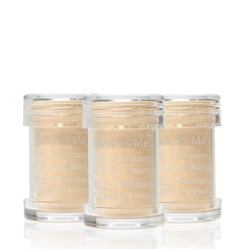 Jane Iredale Powder-Me SPF 30 Dry Sunscreen - Broad Spectrum Brush-On Protection for Face, Body & Scalp - Refillable, Vegan, Cruelty-Free