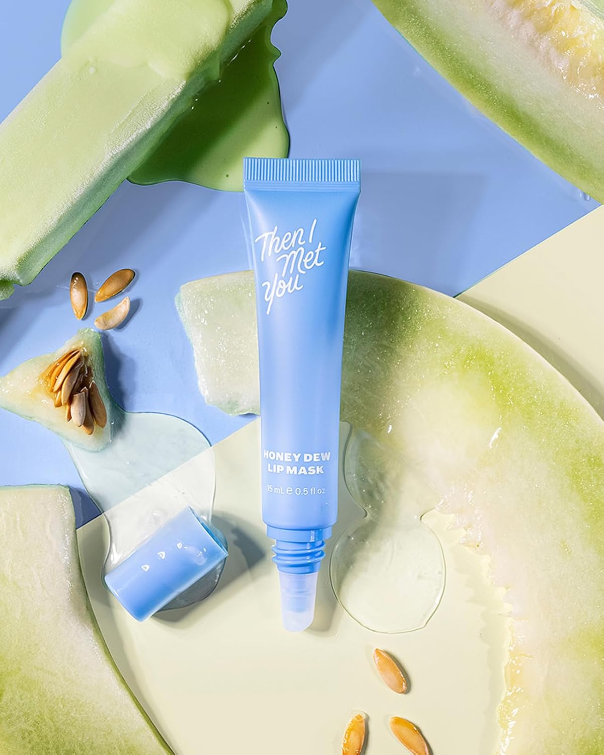 Then I Met You Honey Dew Lip Mask - Nourishing & Moisturizing Exfoliating Balm with Honeydew & Squalane | 0.5 oz