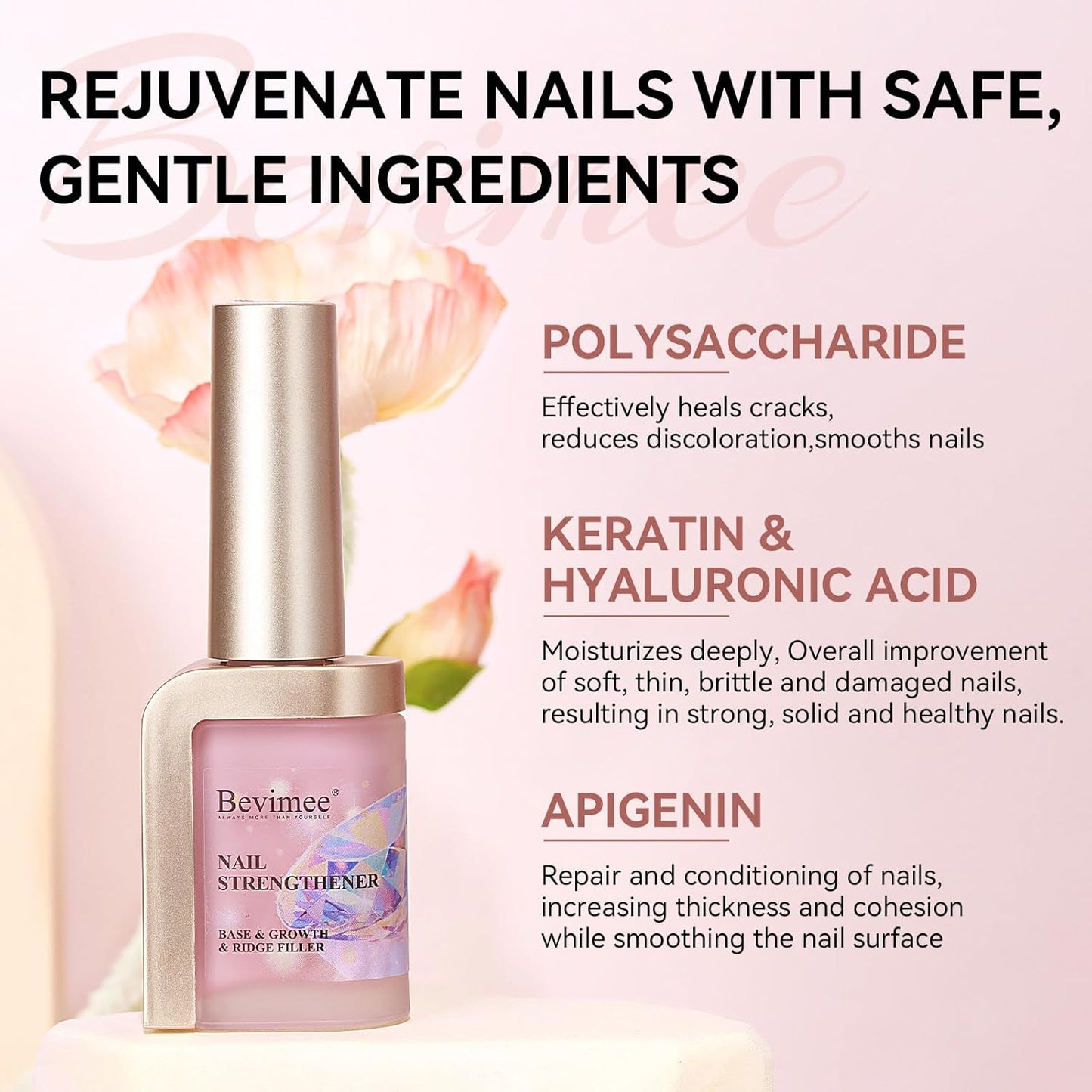 Skiennix Nail Strengthener - Quick Dry Hardener for Weak Nails | Extra Strong Growth Polish 12ML