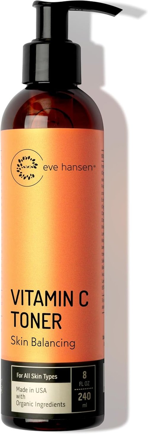 Eve Hansen Vitamin C Toner - Hydrating Facial Toner with Aloe & Tea Tree | 8 oz for All Skin Types