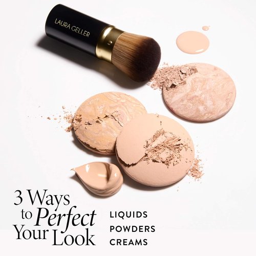 Laura Geller New York Retractable Airbrush Kabuki Brush - Professional Makeup Tool - Cruelty-Free