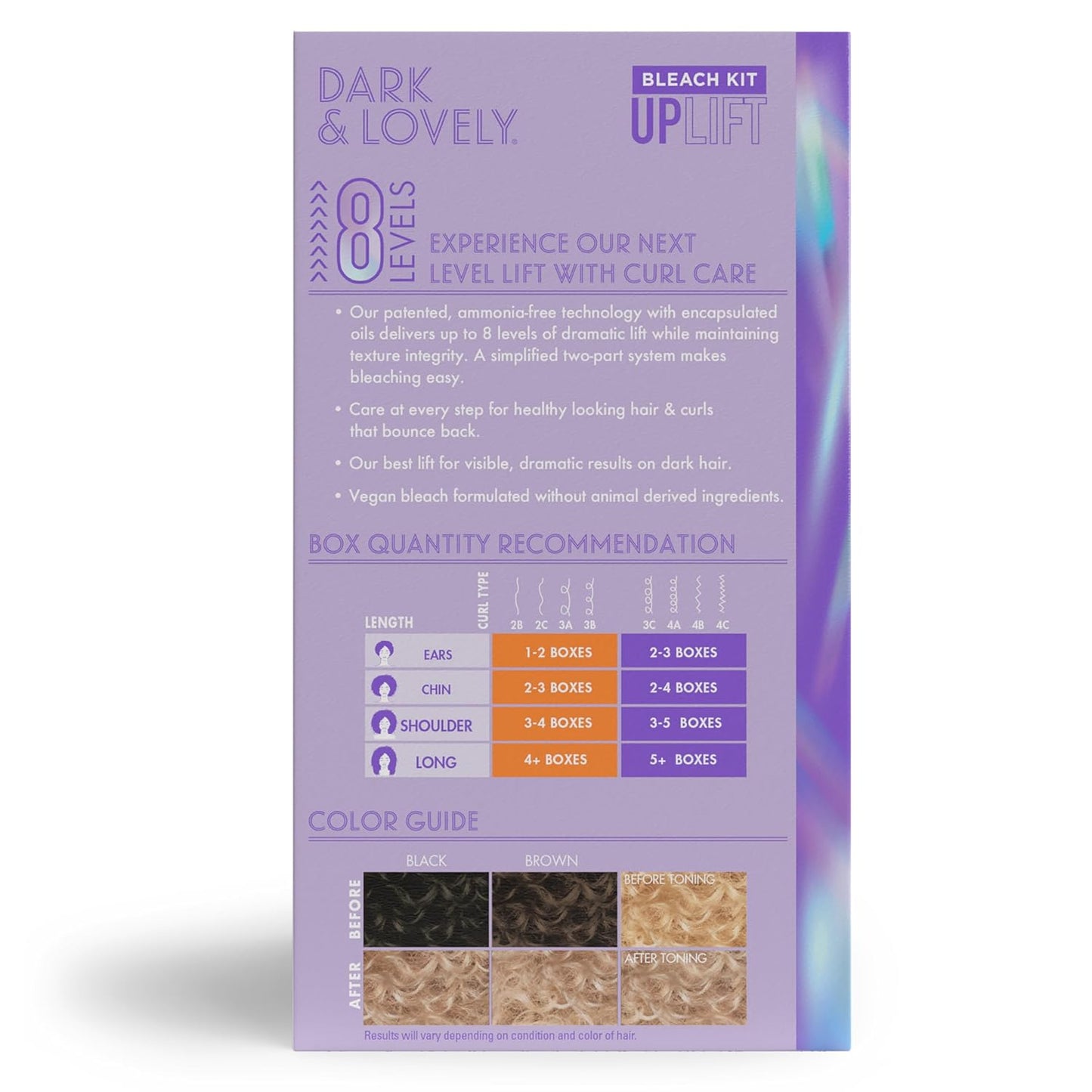 SoftSheen-Carson Uplift Bleaching Kit - Dark and Lovely® Powder, Developer & Toner for Blonde Hair