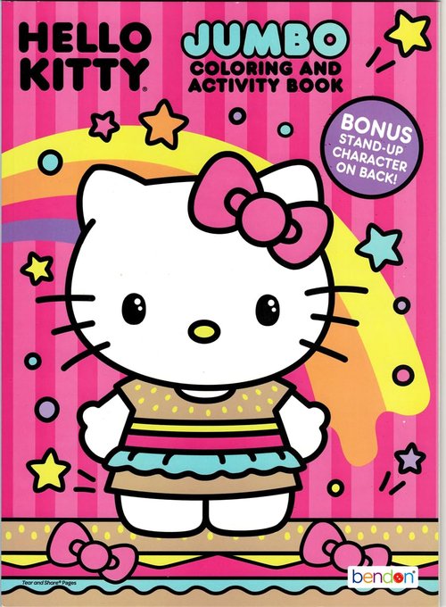 Bendon Hello Kitty Coloring Activity Book and Sticker Set for Kids