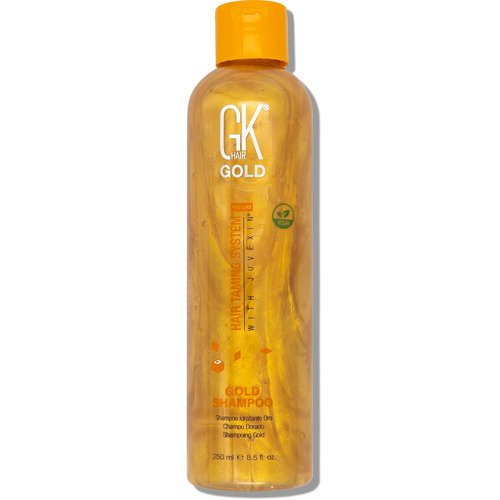 GK HAIR Gold Shampoo - Hydrating Hair Cleanser with Aloe Vera & Shea Butter | 8.5 Oz for Frizz Control & Shine