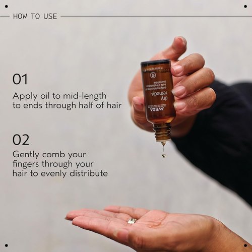 Aveda Dry Remedy Daily Moisturizing Oil - Instantly Hydrates Dry Hair | 90% Naturally Derived | Silicone-Free, 1 Fl Oz