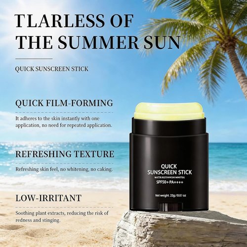 Regine Switzerland Sunscreen Stick - SPF PA50++++ Broad Spectrum, Water-Resistant, Travel Size