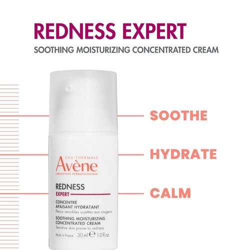 Avène Redness Expert Soothing Cream - Concentrated Moisturizer for Sensitive Skin | 1 Fl Oz
