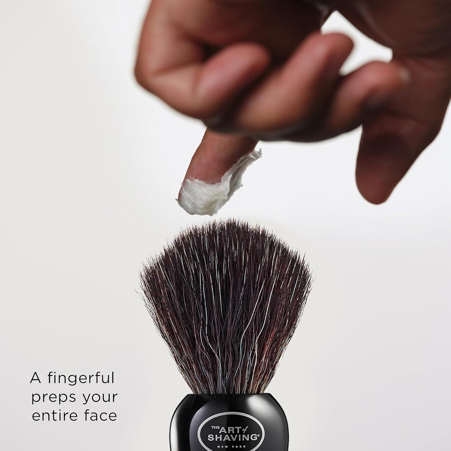 The Art of Shaving Original Shaving Brush - Premium Synthetic Fibers for Rich, Foamy Lather