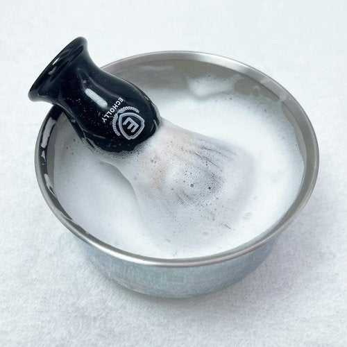 Echolly Luxury Shaving Brush for Men - Super Strong No-Shedding Bristles | Smooth Acrylic Handle
