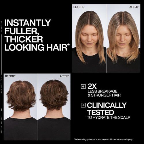 Redken Acidic Grow Full System Conditioner - Lightweight Formula for Thicker Hair & Hydrated Scalp with Azelaic Acid