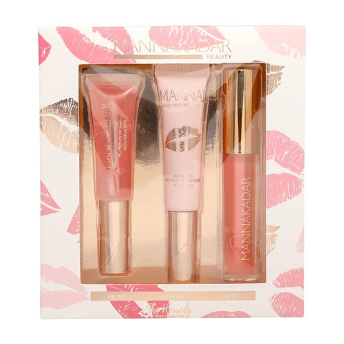 Manna Kadar Cosmetics The Remedy - Nourishing Lip Tint, Mask & Oil Set | Hydrating Formula