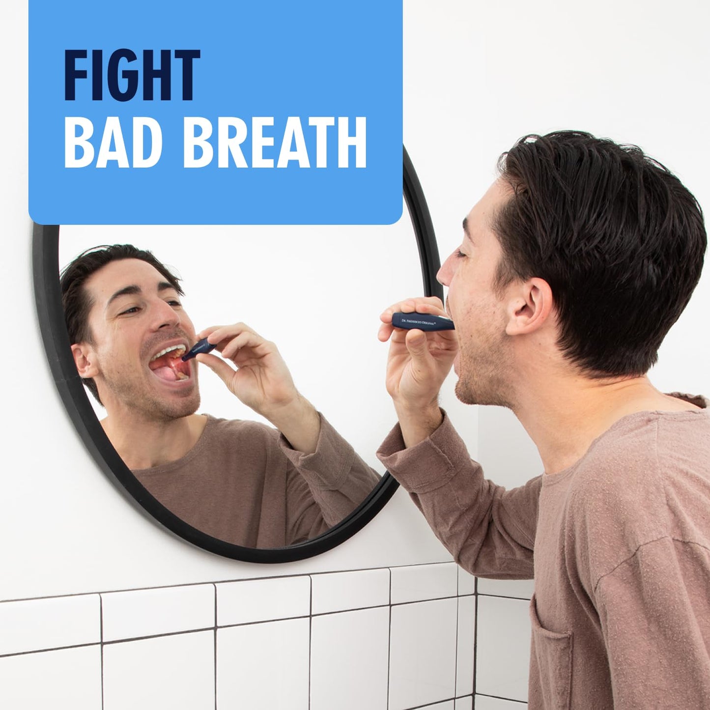 Dr. Frederick’s Original Easy Tonsil Stone Remover Kit - Fast Painless Tonsillolith Removal Tool - Fight Bad Breath - Pick and Oral Irrigator - 8 Pieces