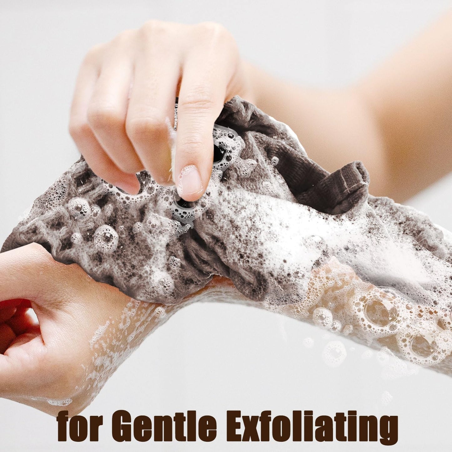 Cleanbear Classic Waffle Washcloths, 100% Cotton Face Towels, Absorbent and Quick-Drying, Soft Washcloths 12 Pack for Face and Body, 13 x 13 Inches (Gray)