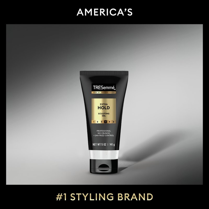 TRESemmé Alcohol-Free Gel Extra Hold for 24H Frizz Control, with Pro Lock Technology, 5 oz