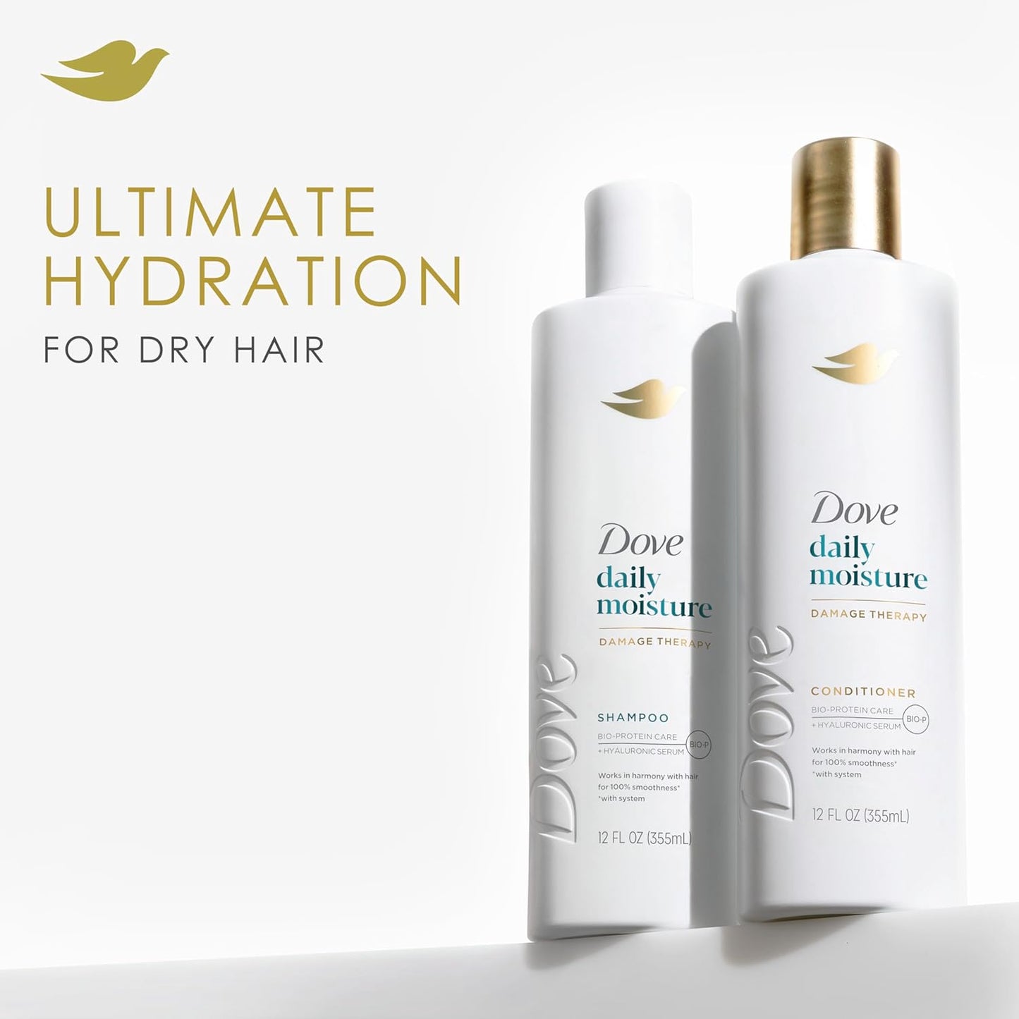 Dove Nutritive Solutions Moisturizing Conditioner - Daily Moisture for Dry Hair | 12 oz, 4 Count