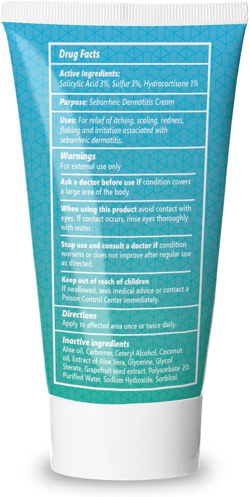 Dermoscribe Seborrheic Dermatitis Cream - Soothing Eczema Relief for Itchy Skin | 2 oz