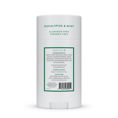 Native Deodorant Contains Naturally Derived Ingredients, 72 Hour Odor Control, Deodorant for Women and Men, Aluminum Free, Eucalyptus & Mint 2.65oz