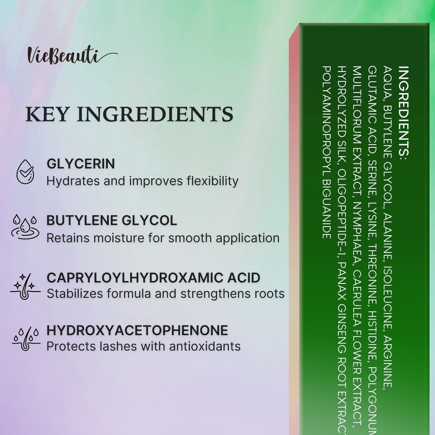 VieBeauti Eyelash Serum - Daily Conditioning for Healthier Lashes | Vegan & Cruelty-Free Formula