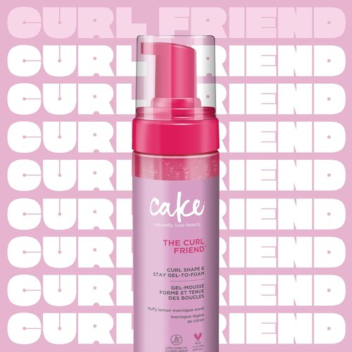 Cake Beauty Gel-to-Foam Curl Styler - The Curl Friend | High Hold, Frizz Protection - 6.8 fl oz.