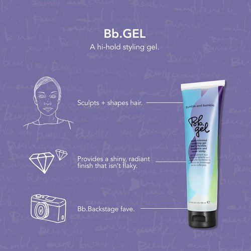 Bumble and bumble. Sculpting Hair Gel - Flexible & Brushable Finish | Adds Shine | 5 Fl Oz