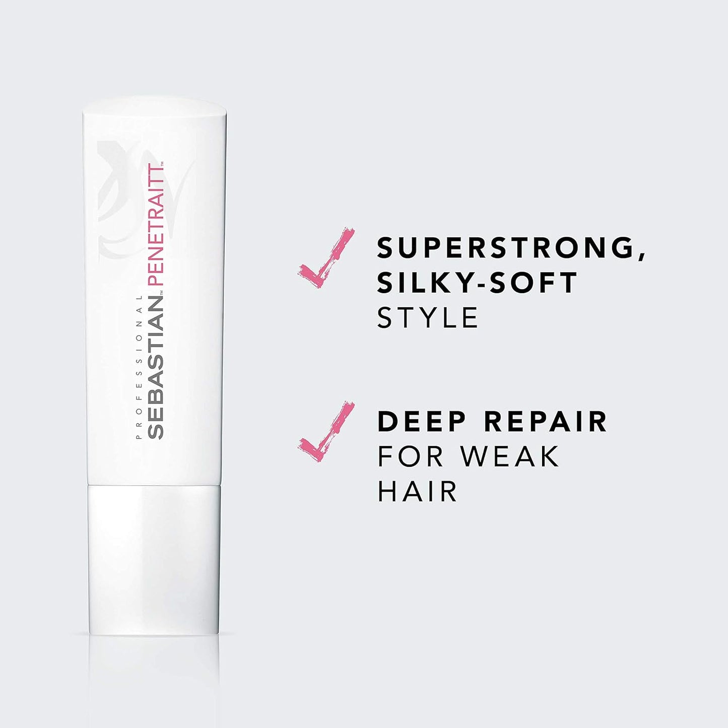 Sebastian Professional Penetraitt Shampoo | Hair Strengthening & Deep Repair Treatment 33.8 oz