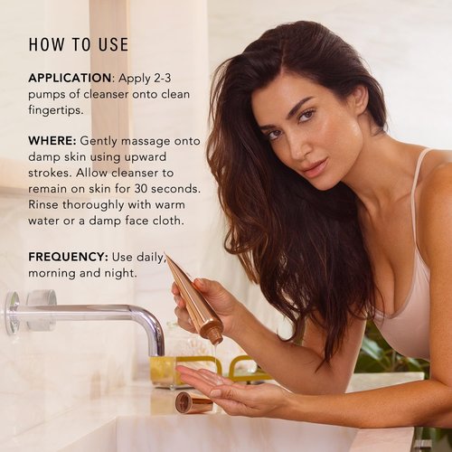 JLO BEAUTY Gel Cream Face Wash - Hydrating Daily Cleanser & Makeup Remover, 5 Oz