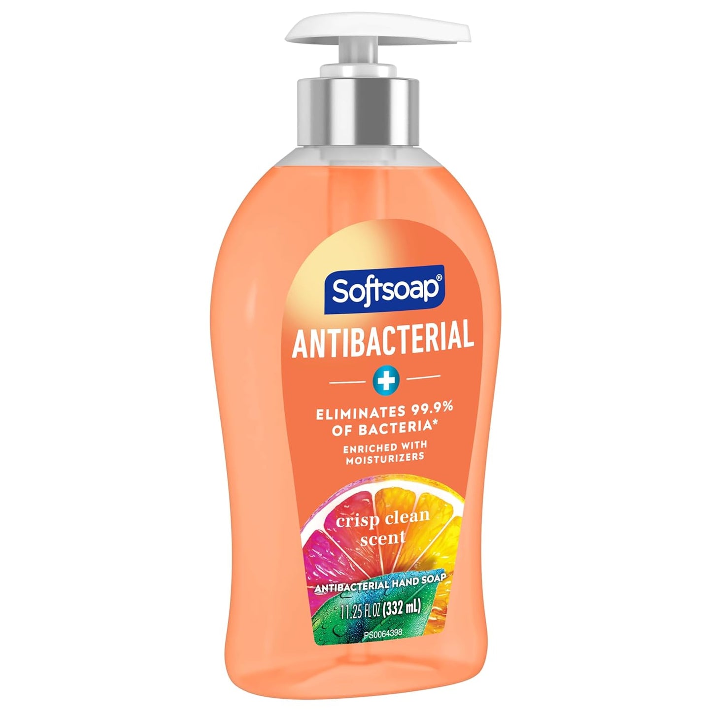Softsoap Antibacterial Liquid Hand Soap - Crisp Clean Scent | 11.25 Ounce, 6 Pack