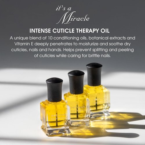 Deborah Lippmann Intense Therapy Cuticle Oil - Nourishes & Repairs with 10 Essential Oils | Vegan, 10 Free Formula