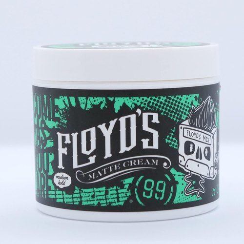 Floyd's Matte Styling Cream - Medium Hold with Matte Finish | 4 oz for Effortless Styling