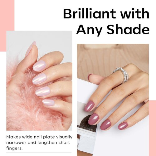 Modelones Extra Short Oval Round Nail Tips - 510Pcs Soft Fake Nails Tips Gel Pre-shaped Half Matte Full Cover No Filed False Extension Manicure Salon DIY at Home 15 Sizes