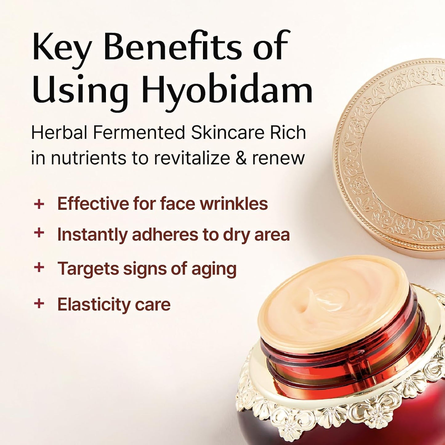 Sooryehan Hyobidam Fermented Eye Cream - Luxury Korean Skincare for Intensive Care (0.84 fl oz)