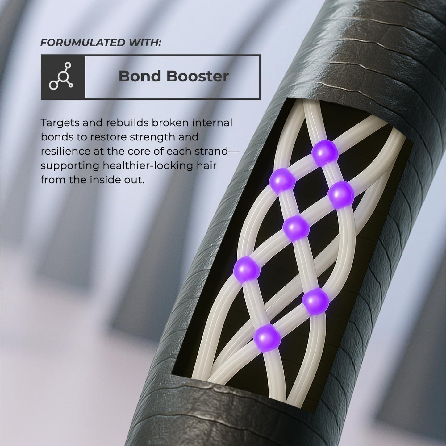 XMONDO Color Blue & Purple Shade Shift - Bond Booster & Hyaluronic Acid Hair Dye, 8 oz