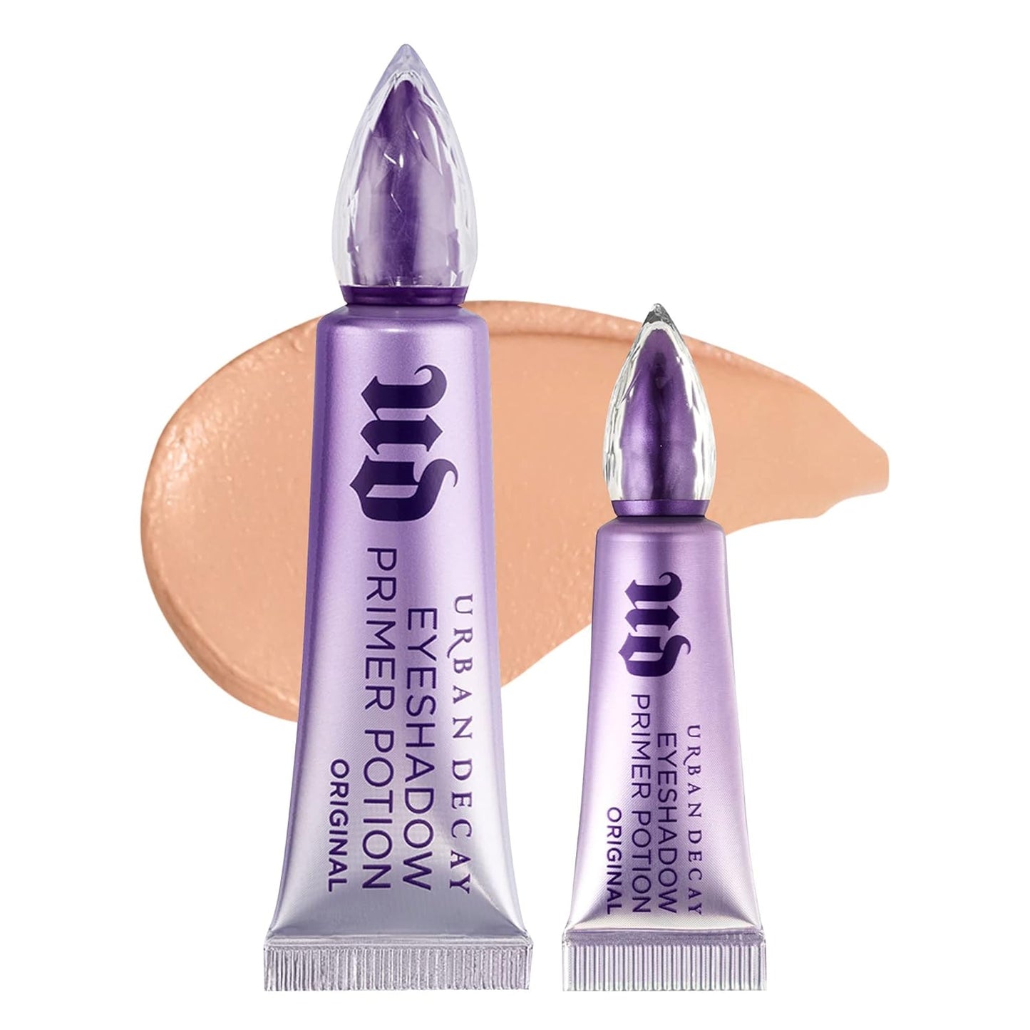 Urban Decay Eyeshadow Primer Potion Set - Crease-Free Nude Primer for All-Day Wear - 0.33 Fl. Oz + 0.16 Fl. Oz