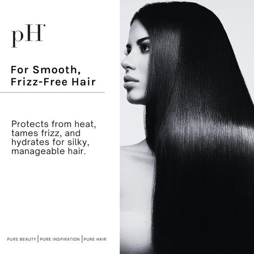 pH PURE HAIR Thermo-Protective Smoothing Crème - Anti-Frizz & Heat Protection - 6.7 oz Keratin Treatment