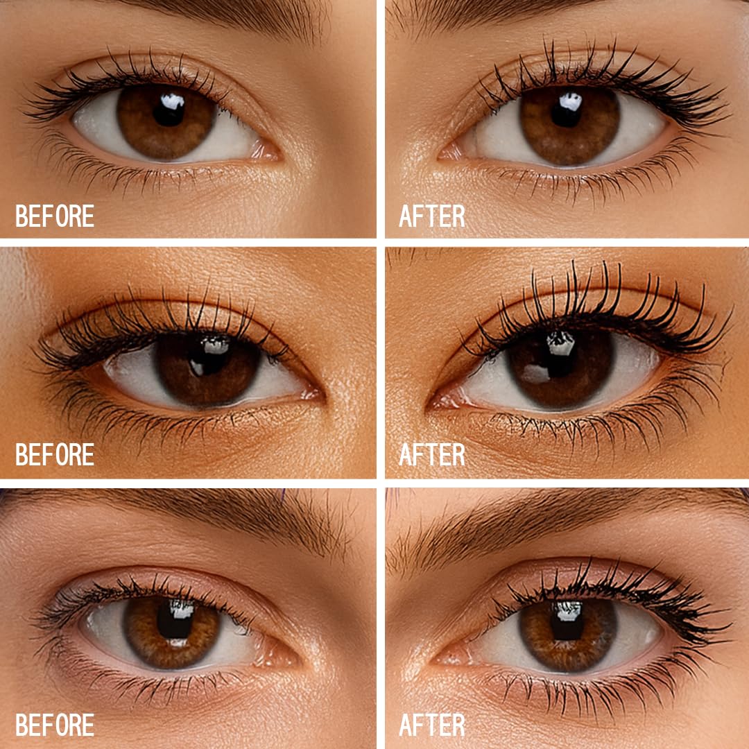 About-Face Volumizing Mascara - Jet Black | Clean, Vegan & Cruelty-Free | Amplifies & Lengthens Lashes | 0.43 oz