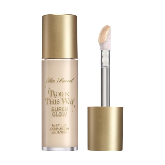Too Faced Born This Way Super Glow Skin Enhancer - Hydrating Gel for Radiant, Illuminated Skin | Non-Greasy & Blendable