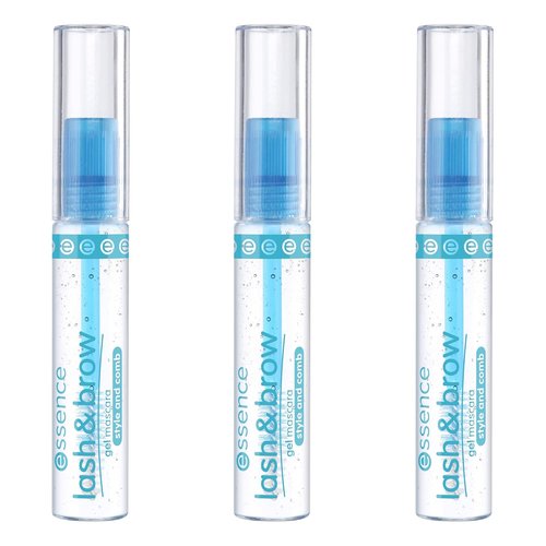 Essence | Clear Lash Brow Gel Mascara 3-Pack | Tames & Sets Brows | Vegan & Cruelty-Free