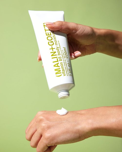 MALIN+GOETZ Vitamin B5 Body Moisturizer - Hydrating Bergamot-Scented Cream with Shea Butter & Oat | Non-Greasy for All Skin Types