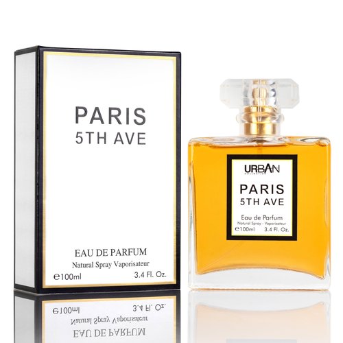 Paris 5th Avenue for Women Eau De Parfum - Top Notes of Aldehydes, Neroli, Ylang Ylang, Bergamot & Peach - Base Scents From Vetiver, Patchouli, Oakmoss, Sandalwood & Vanilla - Elegant 100ml Bottle