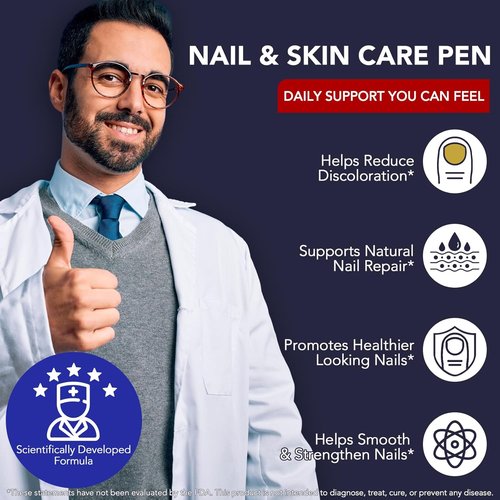 Regine Switzerland Toenail Fungus Pen - Extra Strength Treatment for Discolored Nails - 25% Undecylenic Acid with Tea Tree & Jojoba (0.1 Fl Oz, Pack of 5)