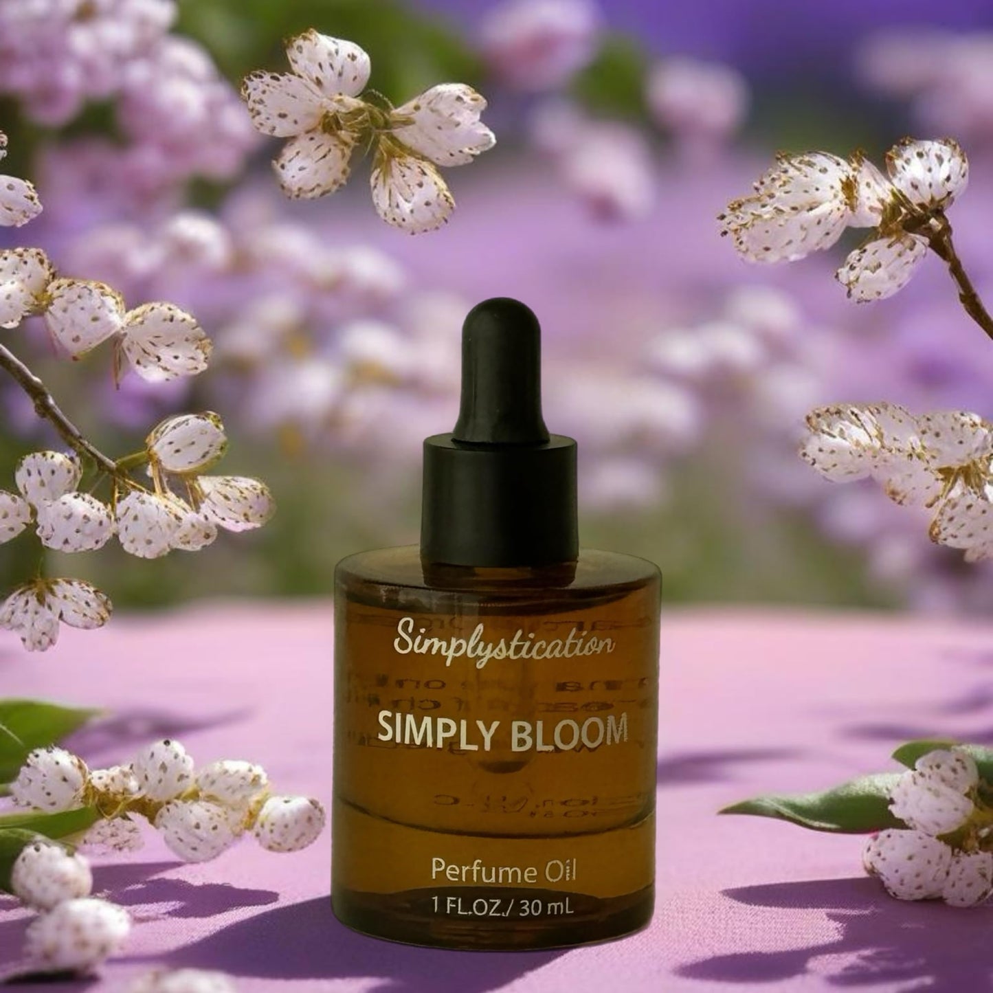 Simplystication Simply Bloom – Alcohol-Free Skin Parfum for Women – Inspired by Gcci Bloom – Long-Lasting, Hydrating Eau de Parfum with MCT Liquid Coconut Oil – 1 oz (30 ml Dropper)