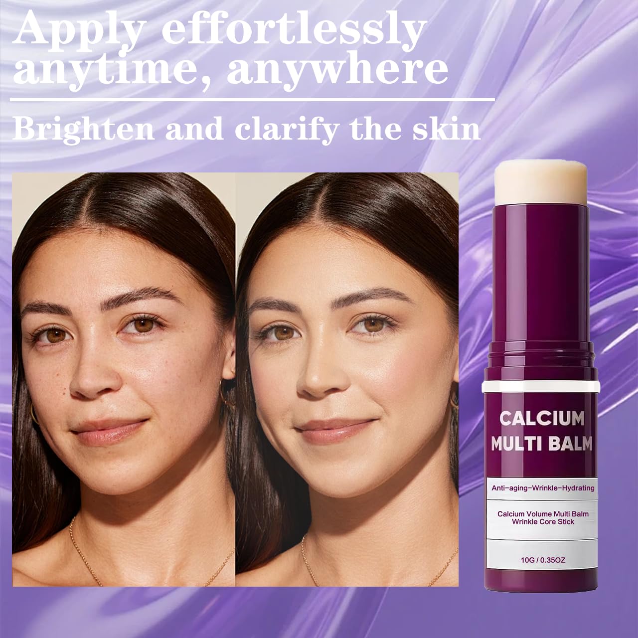 Skiennix Calcium Multi Balm Stick - Firming & Hydrating Collagen Cream for Face, Eyes & Neck