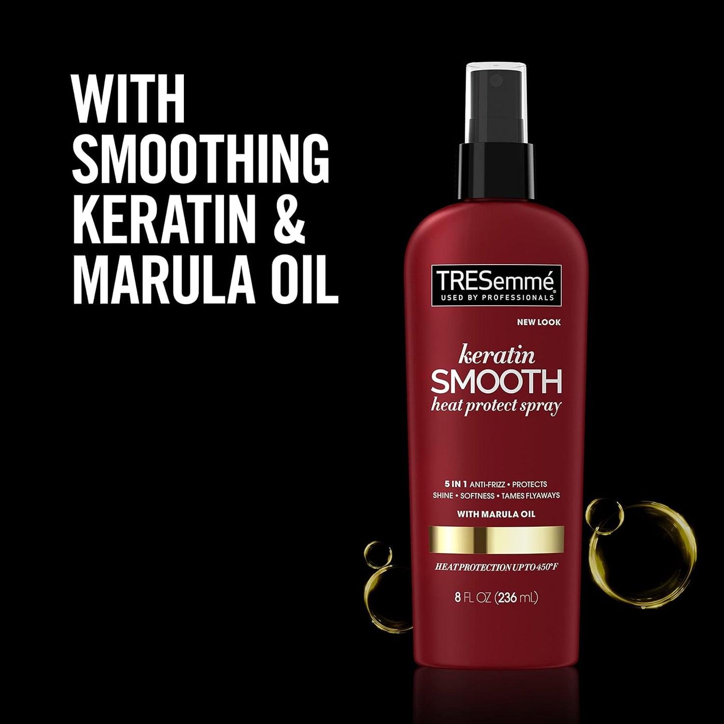 TRESemmé Heat Protection Spray - Keratin Smooth Formula for Frizz Control | 8 oz