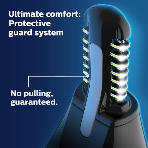 Philips Norelco Shaver 3900 - Rechargeable Wet & Dry Shaver with Trimmer & Stand | Nose Trimmer 3000 for Ears & Eyebrows