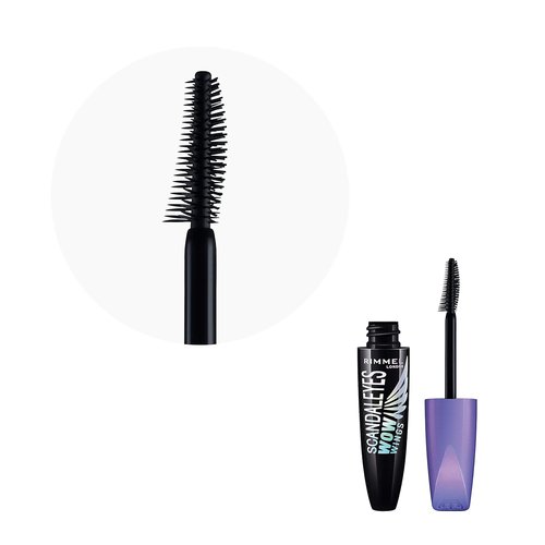 Rimmel Wow Wings Mascara - Long-Wearing, Volumizing & Smudge-Proof | 003 Extreme Black, 0.4oz