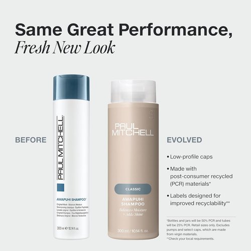 Paul Mitchell Awapuhi Shampoo - Moisture Balancing & Shine Enhancing for All Hair Types, Especially Fine Hair